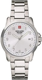 Swiss Alpine Military 7011.1532.-.GW by Grovana Leader Dial Quartz 100M  Mens Watch, Blue & Silver 