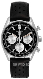 TAG Heuer Carrera Black/Leather Ø39 mm CBS2210.FC6534