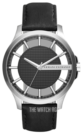 armani exchange watches transparent