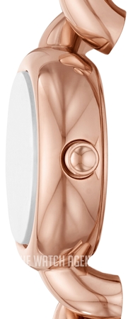 【EMPORIO ARMANI】Rose Gold Cubic l Women's Wristwatch Armani Exchange Watch Women 40mm Rose Gold Day Date AX5042