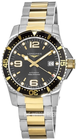 longines hydroconquest black and gold