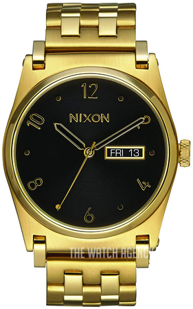 nixon 14k gold watch