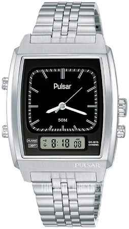 black pulsar watch