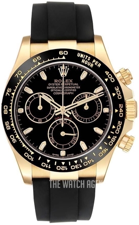 rolex gold daytona rubber strap