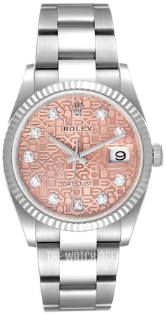 datejust 36 pink dial