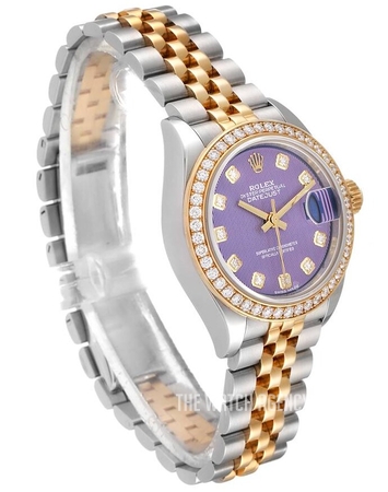 279383RBR-0015 Rolex Lady-Datejust 28 | TheWatchAgency™