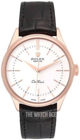 rolex cellini white