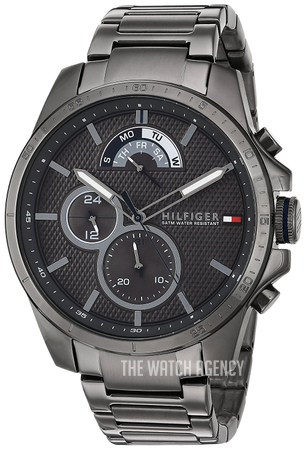Tommy Hilfiger Men's Decker Navy Dial Stainless-Steel Bracelet Watch 1791348