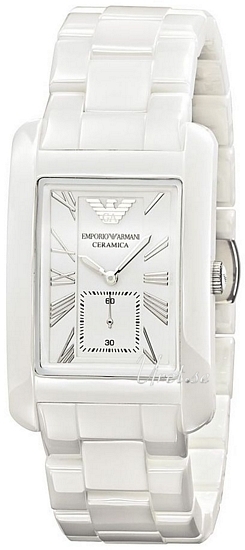 armani rectangular men's watch