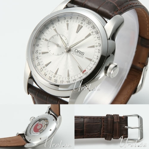 Culture Silver colored Leather 42 mm ref. 644 7545 4051 LS