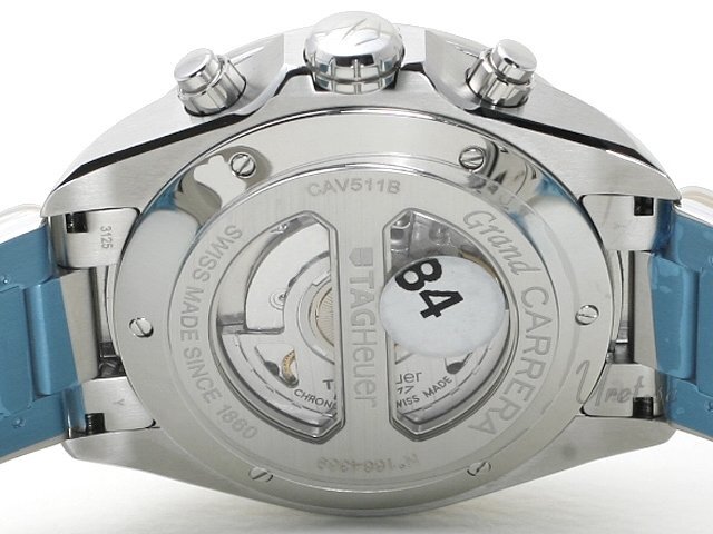 Grand Carrera Calibre 17 Automatic Chronograph White/Steel Ø43 mm ref.  CAV511B.BA0902