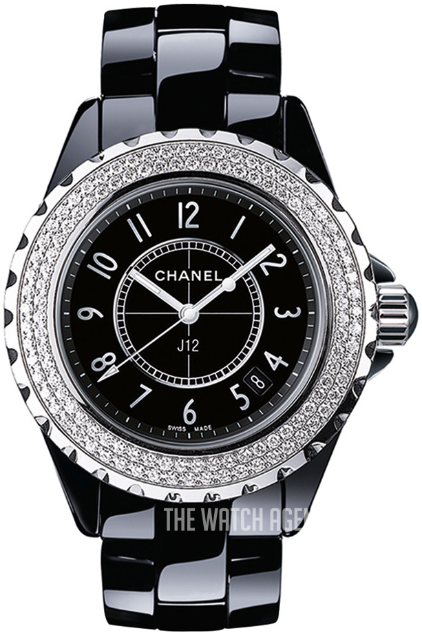 Chanel J12 Reference H0940, A Black Ceramic and Stainless Steel Wristwatch with Chronograph and Date, Mens Watch