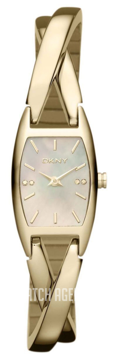 Dkny crossover discount ceramic bangle watch