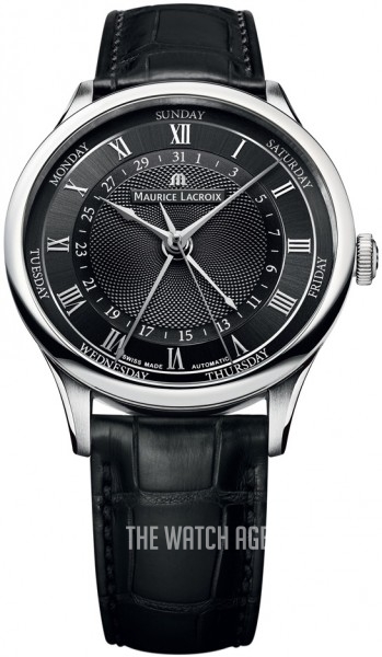 Masterpiece Black Leather 40 mm ref. MP6507 SS001 310