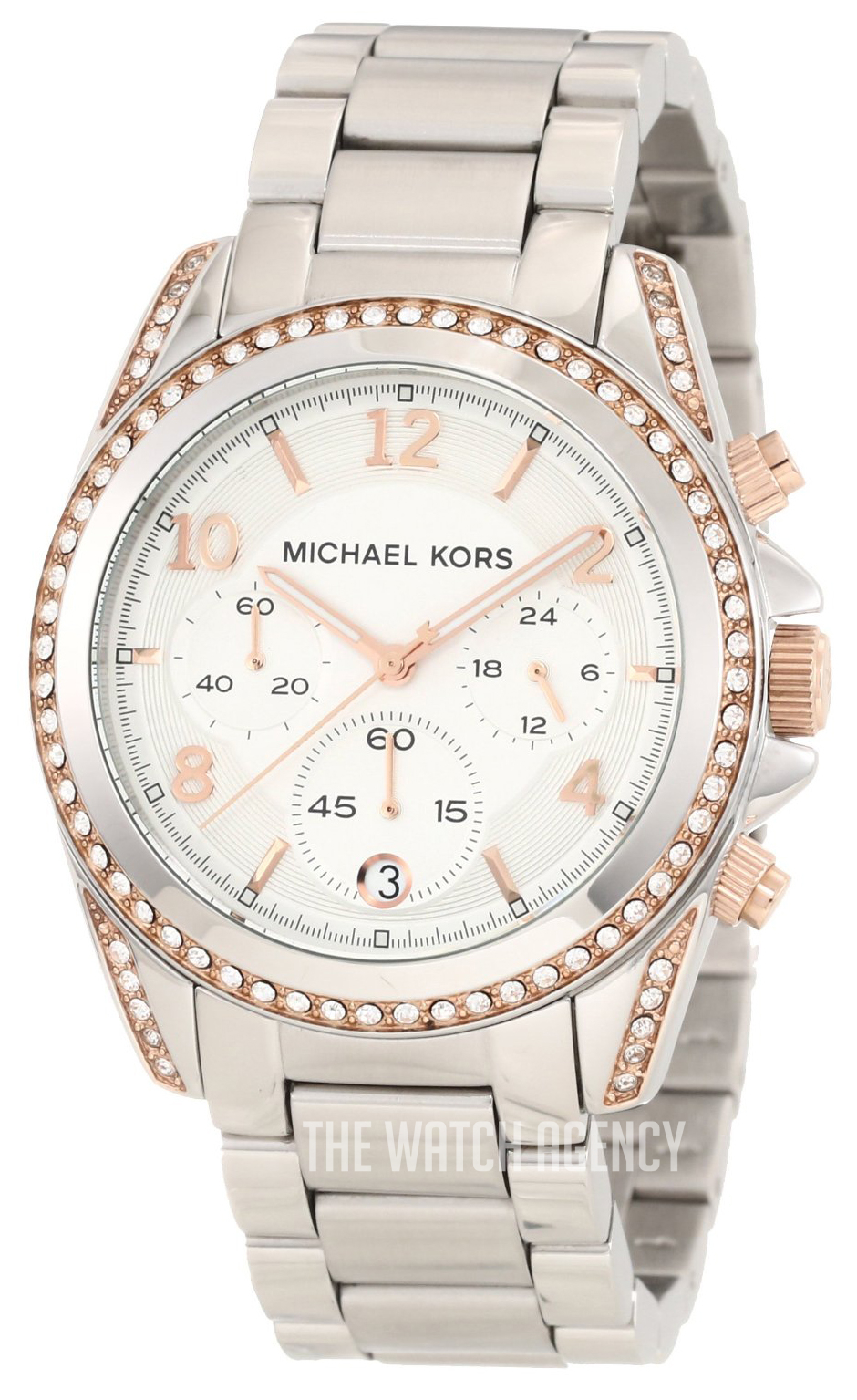 Michael kors blair hot sale watch silver