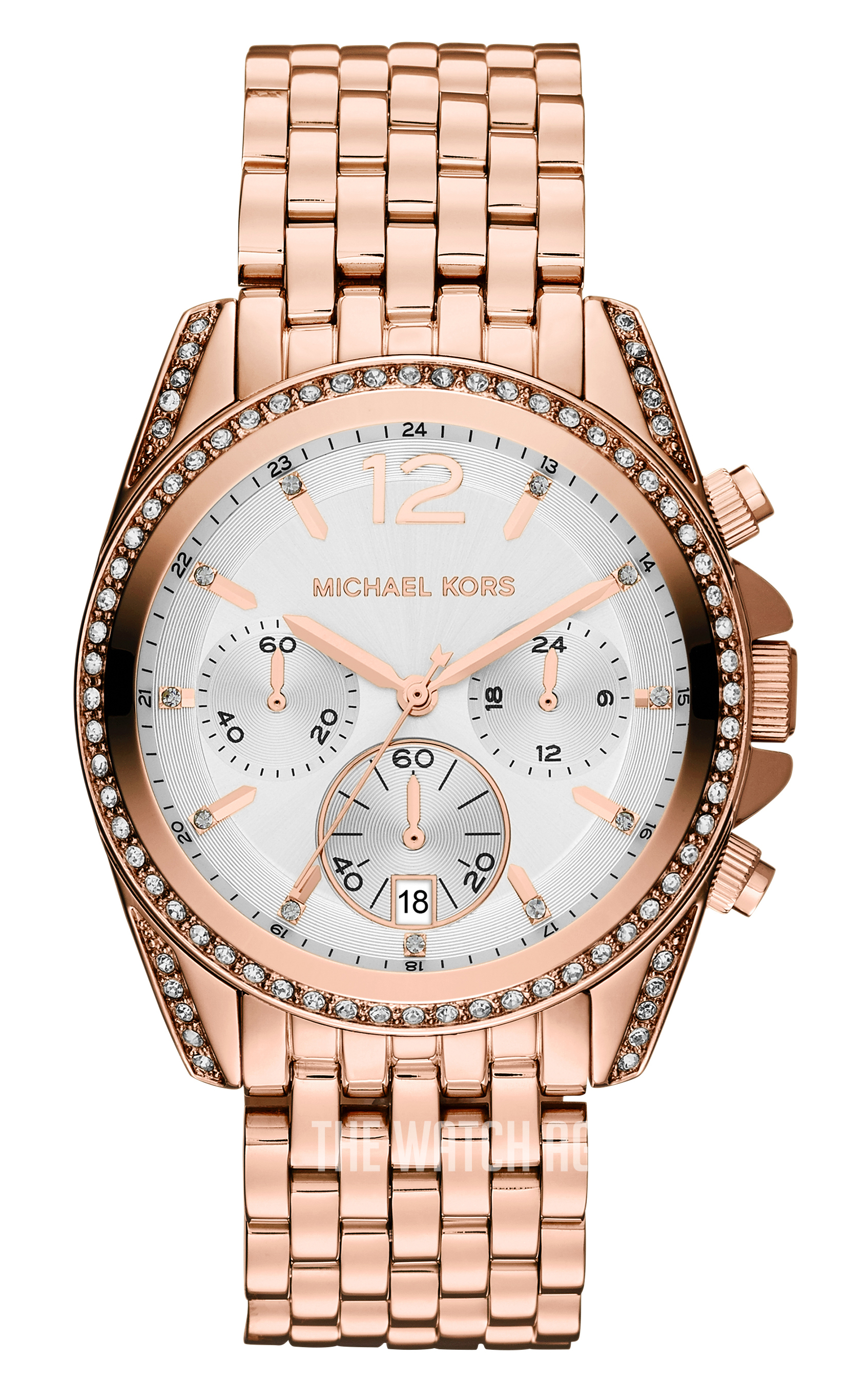 Michael popular Kors Ladies Pressley MK5836 Rose Gold