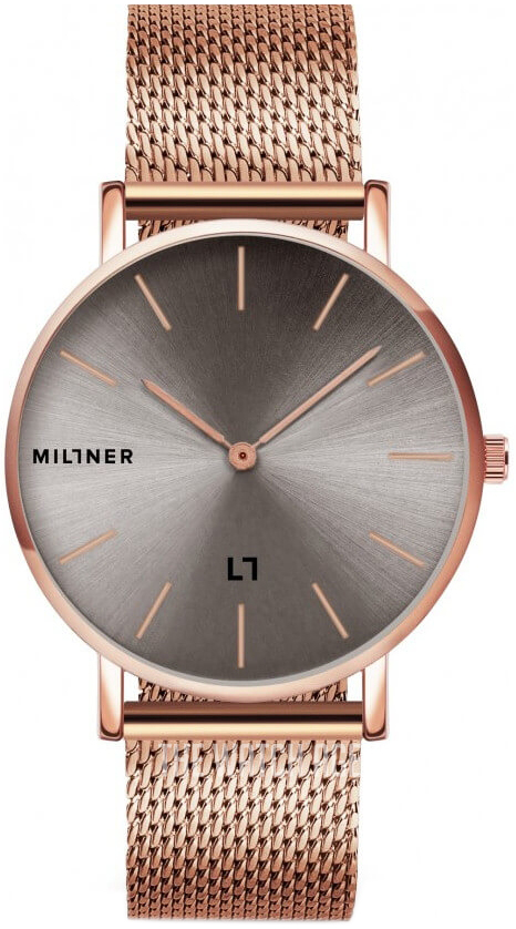 Millner Miltner Ladies watch stainless, marbled dial runs new battery | eBay