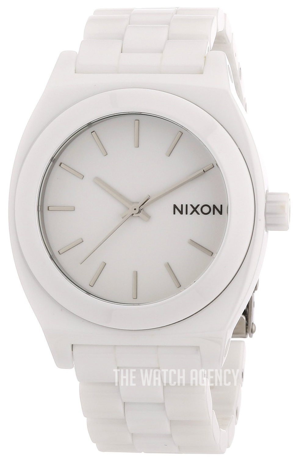 Nixon white ceramic clearance watch