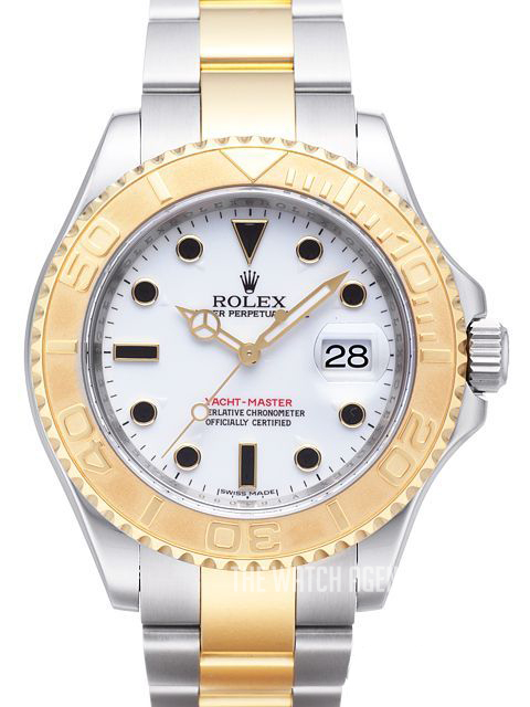 rolex yacht master half gold