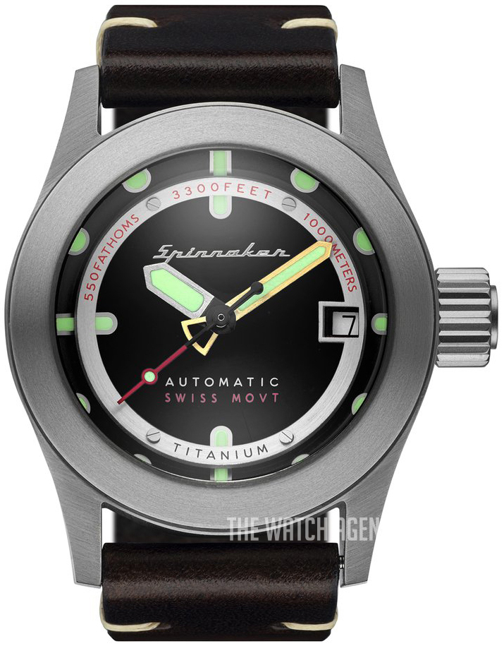 Spinnaker titanium watch hot sale