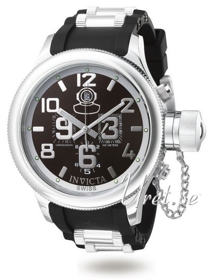 Invicta Men's Chrono Watch deals Russian Diver Black Dial model no. 17664