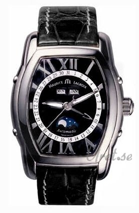 Masterpiece Black Leather 52x39 mm ref. MP6439 SS001 31E