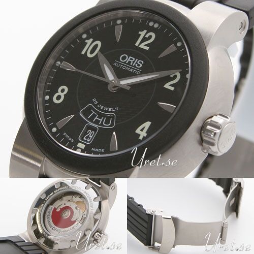 Oris Motor Sport TT1/TT3 Black/Rubber Ø42 mm
