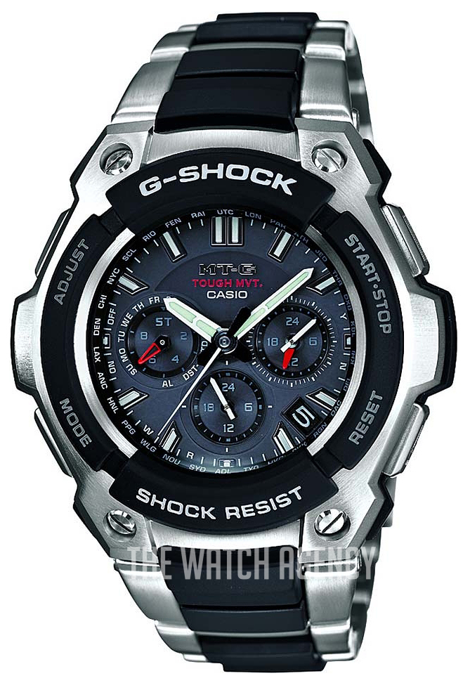 極美品　希少　CASIO G-SHOCK MTG-1200 MT-G CASIO G-SHOCK MT-G MTG-1200 Chrono Analog solar black Dial