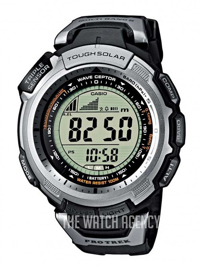 CASIO PRO TREK PRW-1300 本体 PRW-1300-1VER Casio Pro Trek | TheWatchAgency.com