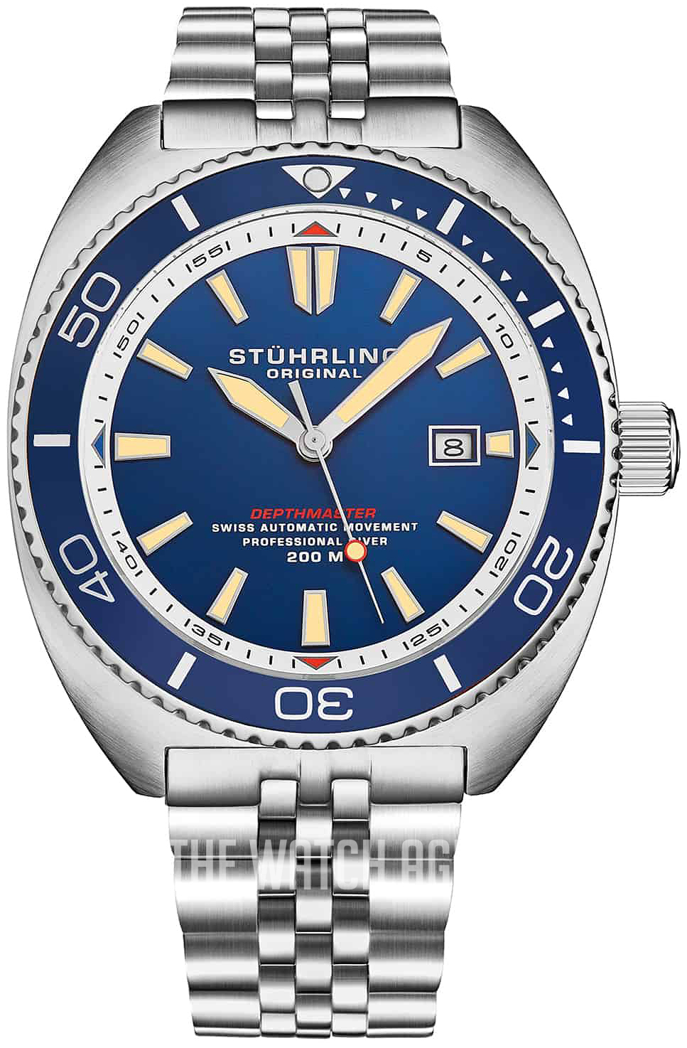 883H.03 Stührling Original Depthmaster Heritage | TheWatchAgency.com