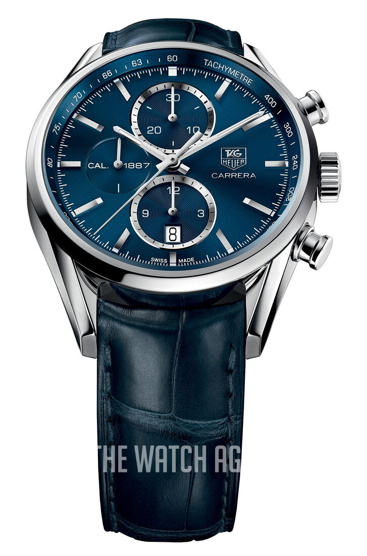 Tag Heuer Carrera Cal 1887 Blue Tag Heuer Carrera 1887 Occasion