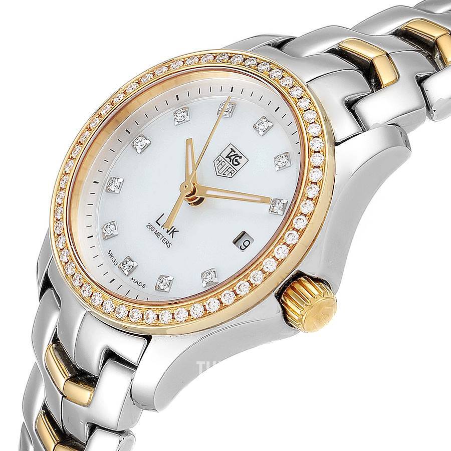 WJF1354.BB0581 TAG Heuer Link 27.3 mm Diamond Dial And Bezel